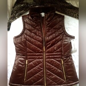 🆕 Calvin Klein Women's Brown Quilted Vest